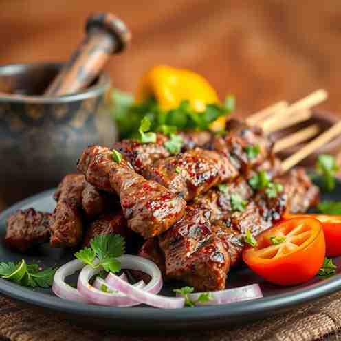 Cameroonian Suya Recipe - West African Grilled Beef